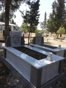Adana Zeytinli cnc işlemeli çizgili mezar 35